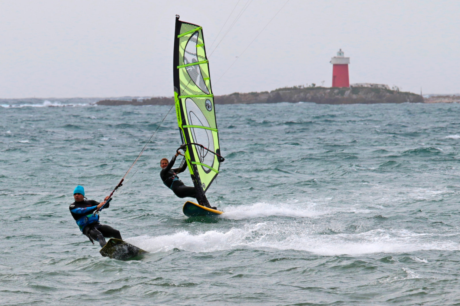 Windsurfing Alghero Lido Maddalenetta strong wind Sardinia surf